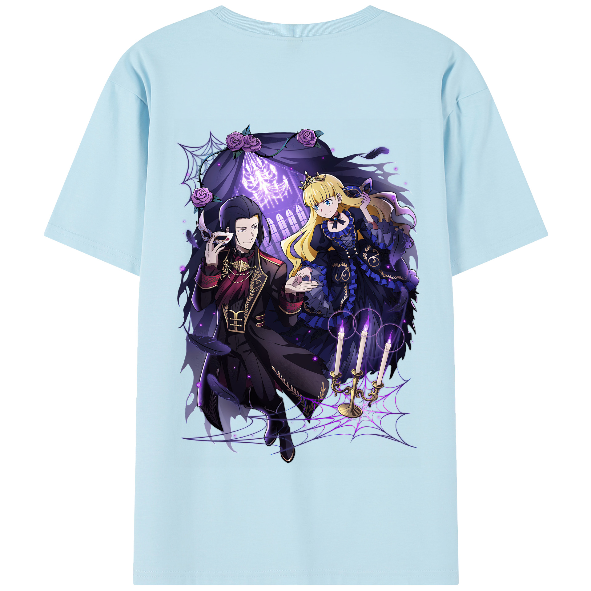 （画像用） 文豪ストレイドッグス Bungo Stray Dogs 綿100％半袖Tシャツ（背面プリント）